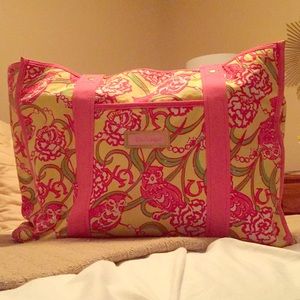 Lilly Pulitzer Chi Omega print tote